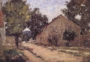 Camille Pissarro Marley Road to Hong Kong oil painting artist